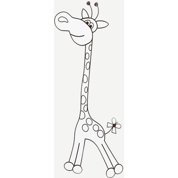 Klups Patut Transformabil Copii Safari Giraffe Bartek II Wenge