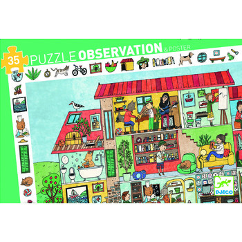 Djeco Puzzle observatie Casa