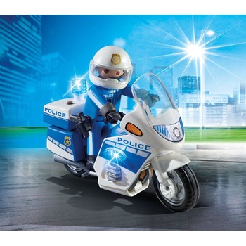 Playmobil Motocicleta Politiei cu Led