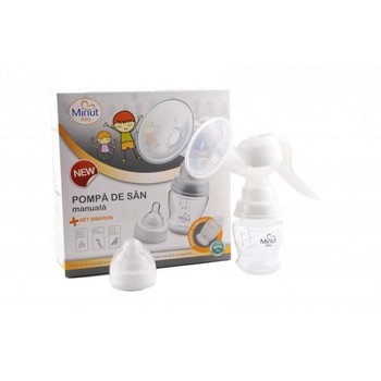 Minut Baby Pompa san TR-2011031  manuala cu biberon si tetina BPA free