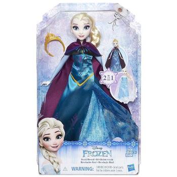 Hasbro Disney Frozen - Papusa Elsa cu Rochita 2 in 1