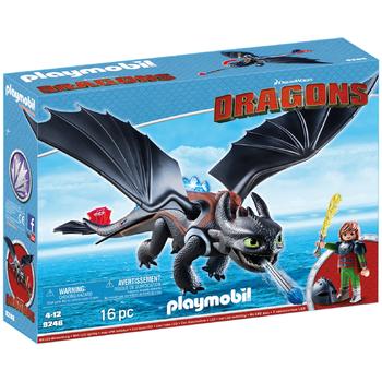 Playmobil Hiccup si Toothless