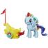Hasbro Figurina My Little Pony - Rainbow Dash cu Vehicul pentru Gala
