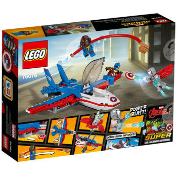 LEGO ® Super Heroes Capitanul America si urmarirea avionului cu reactie