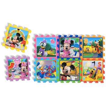 Knorrtoys Covor puzzle din spuma Sotron Minnie & Mickey Mouse 8 piese