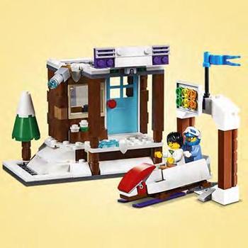 LEGO ® Vacanta de iarna modulara