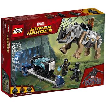 LEGO ® Confruntarea cu rinocerul langa mina