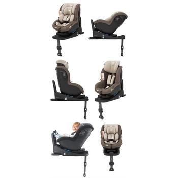 Joie Set: scaun auto i-Anchor Advance i-Size Wheat plus scoica auto i-Gemm Foggy Gray plus baza Isofix i-Size