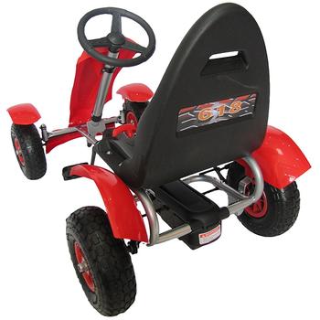 KidsCare Kart cu pedale F618 Air rosu