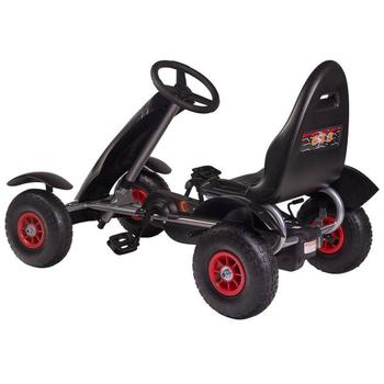 KidsCare Kart cu pedale F618 Air negru