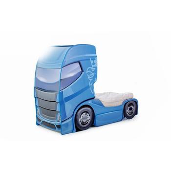 Pat camion tineret MyKids DUO SCANIA+1 Albastru