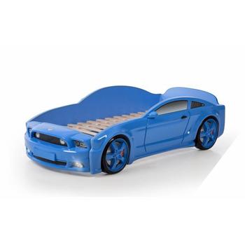 Pat masina tineret MyKids Light-MG 3D Albastru
