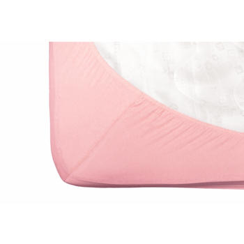 Fiki Miki Cearceaf cu elastic jerse din bumbac roz 120/60 cm