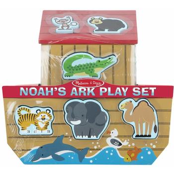 Melissa & Doug Set de joaca din lemn Arca lui Noe