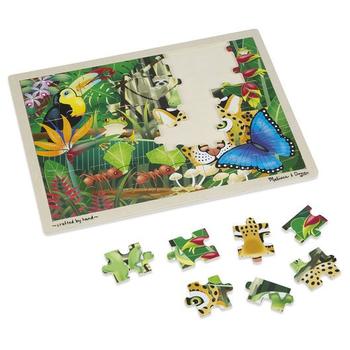 Melissa & Doug Puzzle din lemn Padurea tropicala