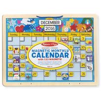 Calendar din lemn magnetic