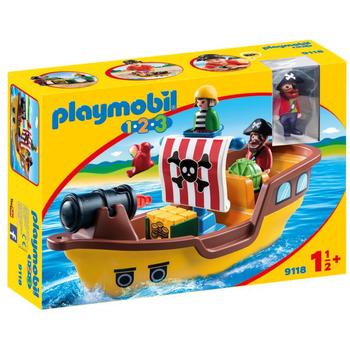 Playmobil 1.2.3. Barca Piratilor