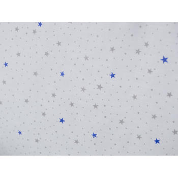 MyKids Cearceaf cu elastic Little Stars Albastru 120 cm x 60 cm