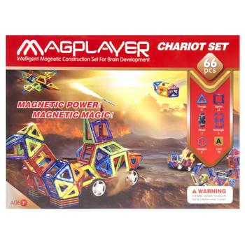 Magplayer Set de constructie magnetic - 66 piese