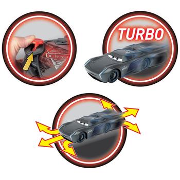 Masina Dickie Toys Cars 3 Turbo Racer Jackson Storm cu telecomanda