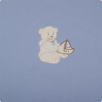Womar Zaffiro Paturica bebelusi cu broderie Polar Fleece 90 x 80 cm