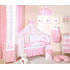 MAMO TATO Lenjerie patut 14 piese 120x60 Cute Bird Pink