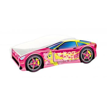 MyKids Pat Tineret Race Car 08 Pink-140x70