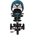 Tricicleta cu roti gonflabile de cauciuc Qplay Rito AIR Albastru Deschis