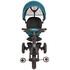 Tricicleta cu roti gonflabile de cauciuc Qplay Rito AIR Albastru Inchis