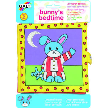 Galt Large Soft Book - Carticica moale Bunny's Bedtime