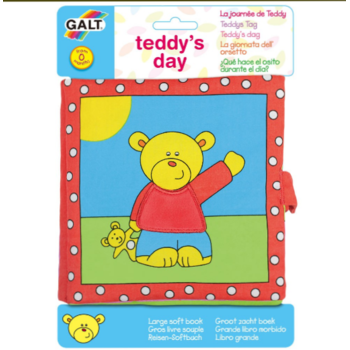 GALT Large Soft Book: Carticica moale Teddy's Day