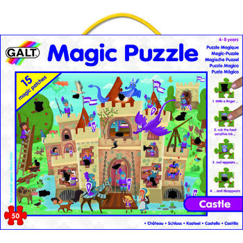 GALT Magic Puzzle - Castelul (50 piese)