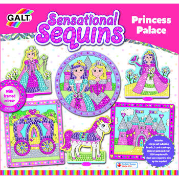 GALT Sensational Sequins: Set 3 tablouri - Palatul printesei