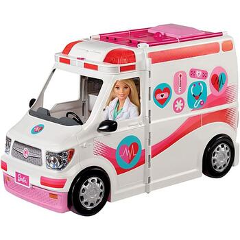 Barbie Masina ambulanta by Mattel I can be Clinica mobila 2 in 1