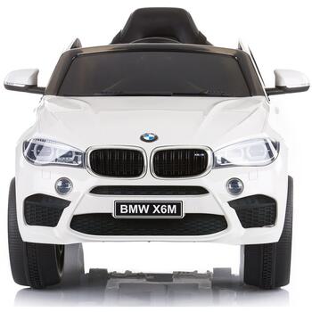 Chipolino Masinuta electrica BMW X6 white cu roti EVA