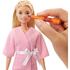 Barbie Set by Mattel Wellness and Fitness, O zi la salonul Spa, papusa cu figurina si accesorii