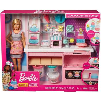 Set Barbie by Mattel I can be, Papusa cu cofetarie