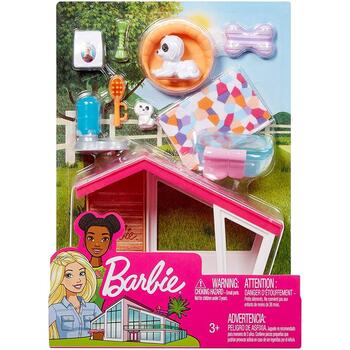 Barbie Set by Mattel Estate, Casuta catei cu accesorii