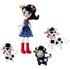 Enchantimals Set by Mattel Cambrie Cow cu Ricotta si Family, papusa cu 3 figurine
