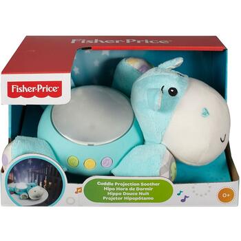 Fisher-Price Lampa de veghe plus by Mattel Newborn, Hipopotam albastru