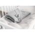 Paturica nou-nascut Sensillo Minky Wrap Animals Light Grey 80x80 cm - Gri