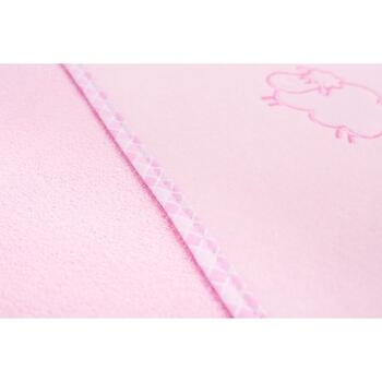 Prosop cu gluga Sensillo SHEEP 80x80 cm Pink - Roz