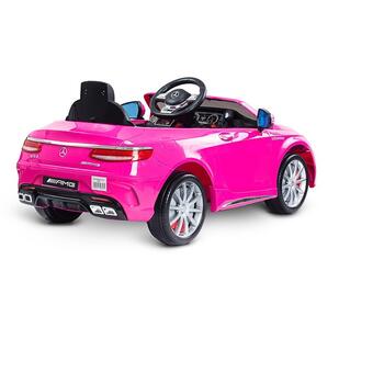 Masinuta electrica cu telecomanda Toyz MERCEDES-BENZ S63 AMG 12V Pink - Roz