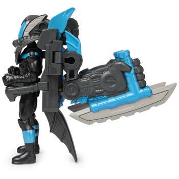 Spin Master Figurina Nightwing 10cm Cu Mega Accesorii Pentru Lupta