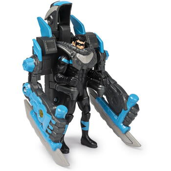 Spin Master Figurina Nightwing 10cm Cu Mega Accesorii Pentru Lupta