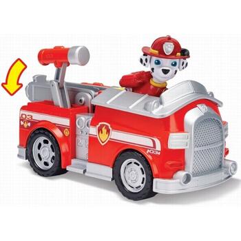 Spin Master Figurina Si Autovehicul Paw Patrol Marshall Si Masina De Pompieri