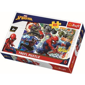 Puzzle Trefl 60 Curajosul Spiderman