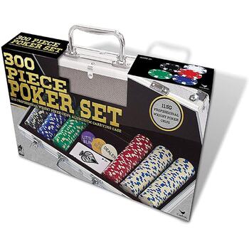 Spin Master Set Poker Cu 300 Jetoane De 11.5 Grame