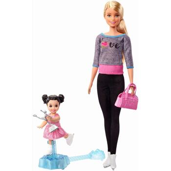 Mattel Papusa Barbie Cariera In Sport Antrenoare De Patinaj