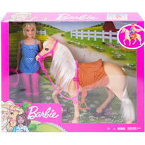 Barbie Set Papusa Cu Cal